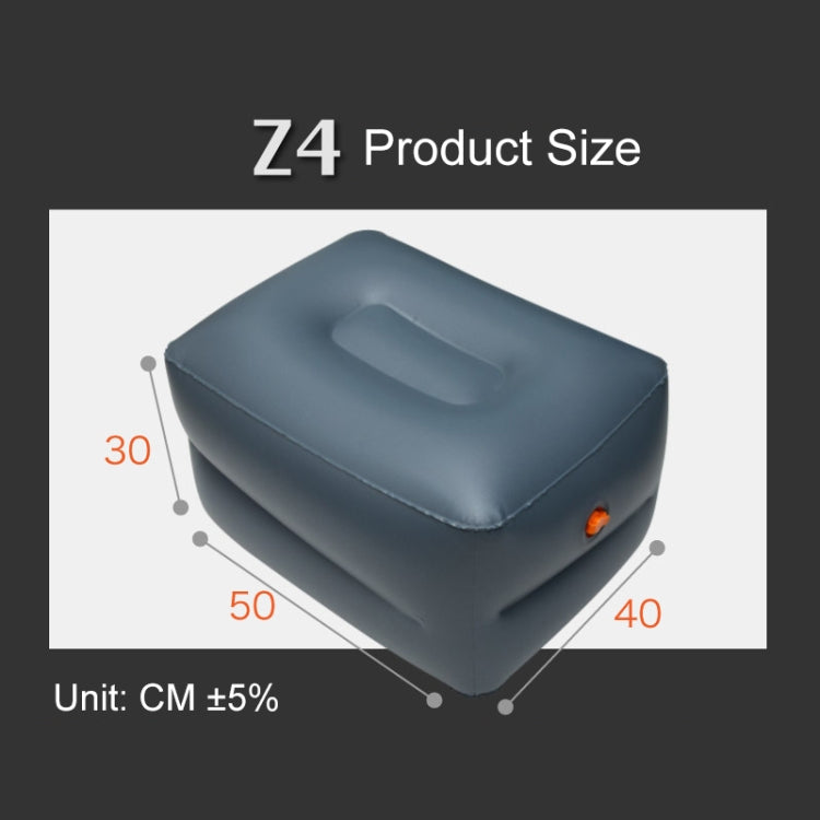 Z44Q1 2xSmall Square Stool + Car Pump Universal Car Travel Inflatable Stool - Seat Accessories by PMC TechLife | Online Shopping South Africa | PMC TechLife | Buy Now Pay Later Mobicred