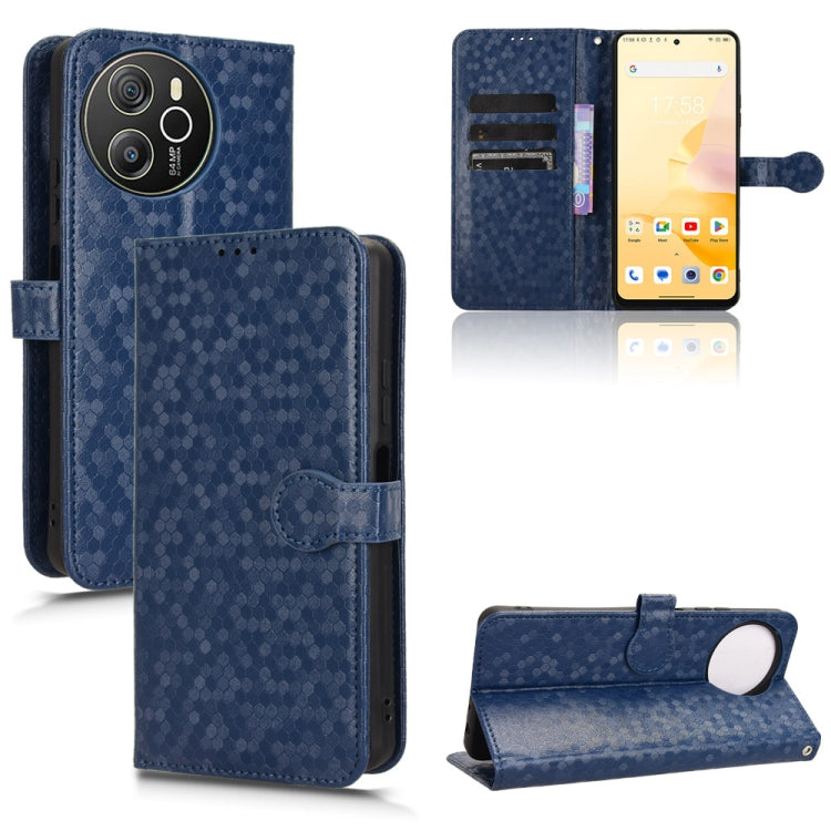 For Blackview Shark 8 Honeycomb Dot Texture Leather Phone Case(Blue) - More Brand by PMC TechLife | Online Shopping South Africa | PMC TechLife | Buy Now Pay Later Mobicred