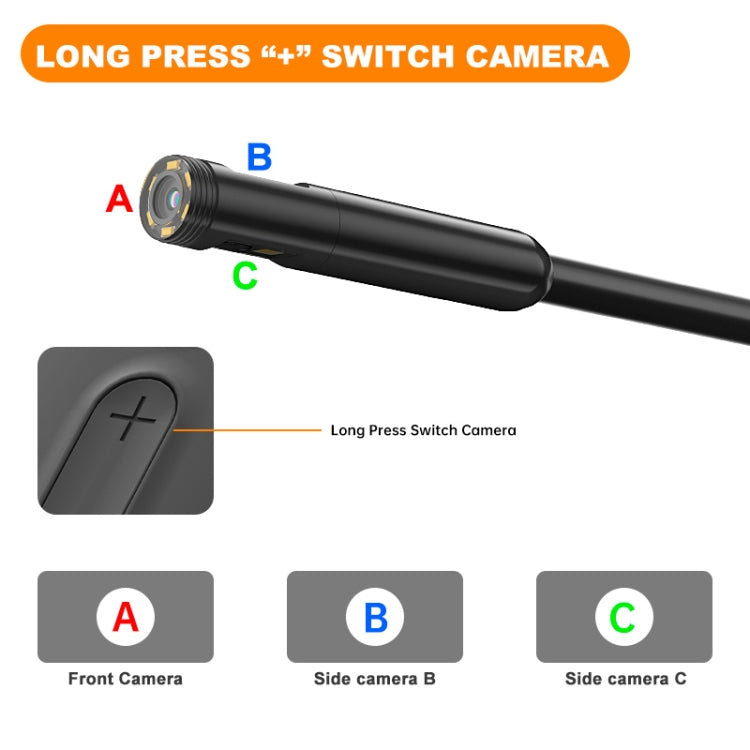 Y15 3.9mm Single Camera WiFi Connected Hard Cable HD Industrial Endoscope, Length:5m(Black) -  by PMC Jewellery | Online Shopping South Africa | PMC Jewellery | Buy Now Pay Later Mobicred