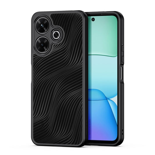 For Xiaomi Poco M6 4G DUX DUCIS Aimo Series TPU + PC Frosted Feel Phone Case(Black) - Xiaomi Cases by DUX DUCIS | Online Shopping South Africa | PMC Jewellery | Buy Now Pay Later Mobicred