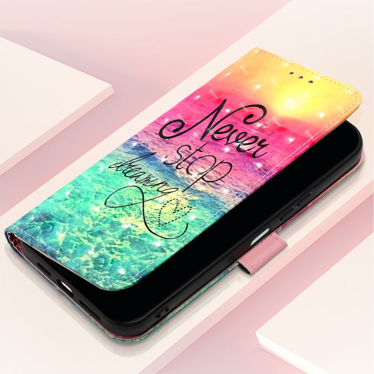For Samsung Galaxy S25 5G 3D Painting Horizontal Flip Leather Phone Case(Chasing Dreams) - Galaxy S25 5G Cases by PMC Jewellery | Online Shopping South Africa | PMC Jewellery | Buy Now Pay Later Mobicred