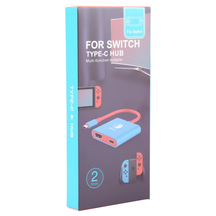 2 in 1 USB-C / Type-C to HDMI + USB-C / Type-C Video Converter for Switch / Steam - Adapter by PMC Jewellery | Online Shopping South Africa | PMC Jewellery | Buy Now Pay Later Mobicred