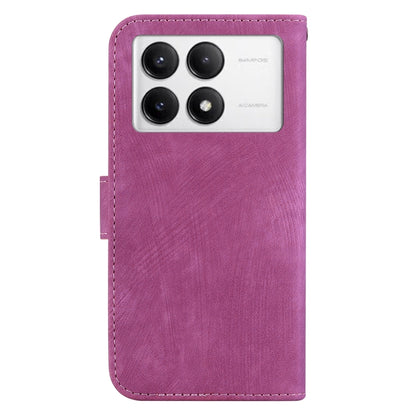 For Redmi K70 / K70 Pro Little Tiger Embossed Leather Phone Case(Rose Red) - K70 Cases by PMC Jewellery | Online Shopping South Africa | PMC Jewellery | Buy Now Pay Later Mobicred