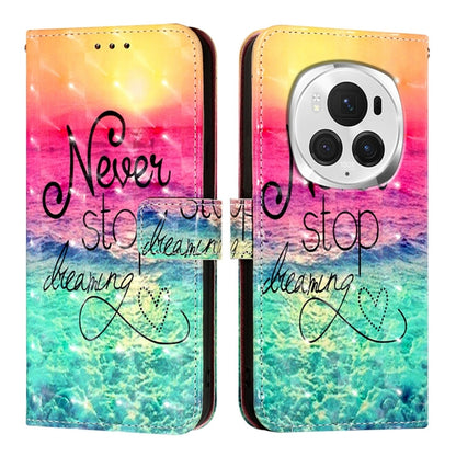 For Honor Magic6 Pro Global 3D Painting Horizontal Flip Leather Phone Case(Chasing Dreams) - Honor Cases by PMC Jewellery | Online Shopping South Africa | PMC Jewellery | Buy Now Pay Later Mobicred