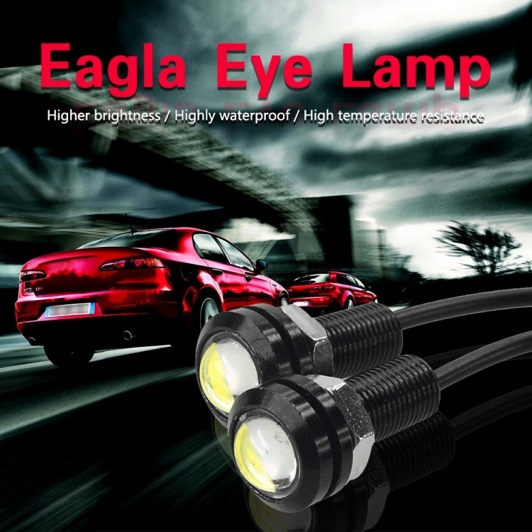 10pcs 23mm 1.5W DC12V Motorcycle Eagle Eye Light Double Lens Strobe Light(White Light) - Eagle Eye Lights by PMC Jewellery | Online Shopping South Africa | PMC Jewellery | Buy Now Pay Later Mobicred