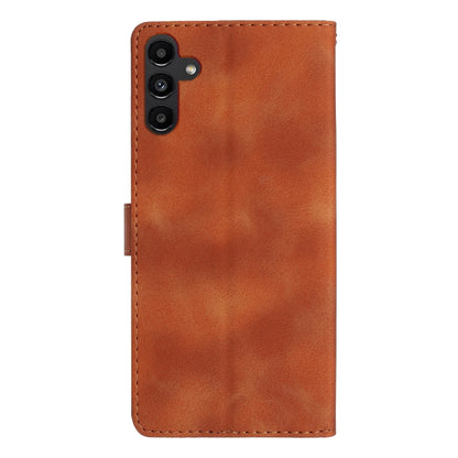 For Samsung Galaxy S25 5G Flower Butterfly Embossing Pattern Leather Phone Case(Brown) - Galaxy S25 5G Cases by PMC Jewellery | Online Shopping South Africa | PMC Jewellery | Buy Now Pay Later Mobicred