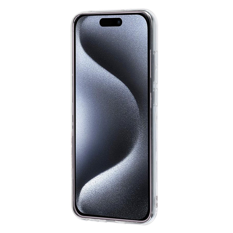 For iPhone 16 IMD Marble TPU Phone Case(Grey) - iPhone 16 Cases by PMC Jewellery | Online Shopping South Africa | PMC Jewellery | Buy Now Pay Later Mobicred