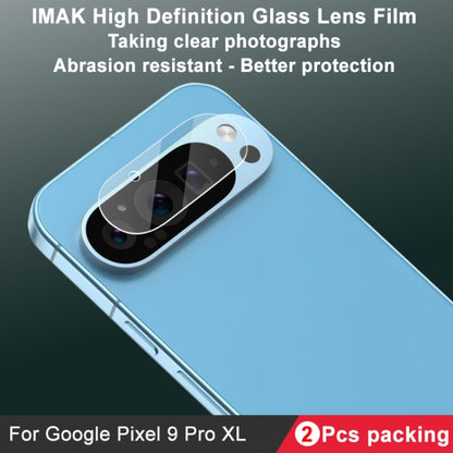 For Google Pixel 9 Pro XL 2pcs/Set imak HD Glass Lens Film, Scaled Down Version - Other by imak | Online Shopping South Africa | PMC Jewellery | Buy Now Pay Later Mobicred
