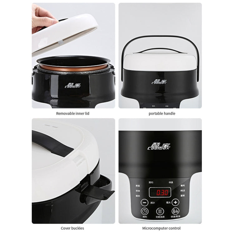 COOLBOX Vehicle Multi-function Mini Rice Cooker Capacity: 2.0L, Version:24V Standard - Rice Cookers by PMC Jewellery | Online Shopping South Africa | PMC Jewellery | Buy Now Pay Later Mobicred