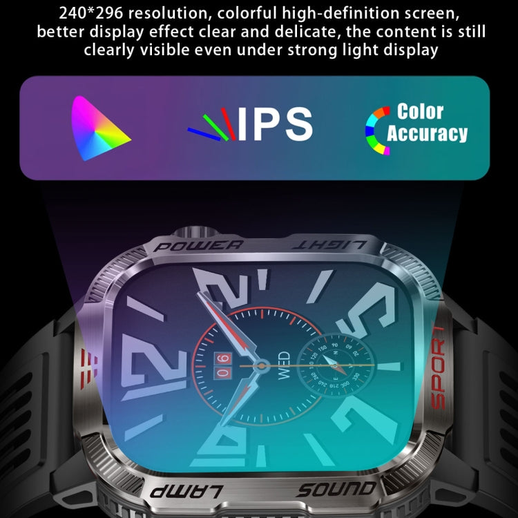 HT29 2.01 inch IPS Screen Triple Proof Smart Watch with Banknote Detector Light(Yellow) - Smart Watches by PMC TechLife | Online Shopping South Africa | PMC TechLife | Buy Now Pay Later Mobicred