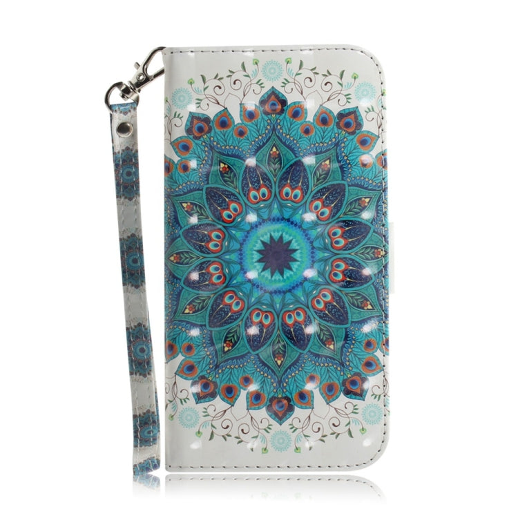 For Samsung Galaxy S25 Ultra 5G 3D Colored Horizontal Flip Leather Phone Case(Peacock Wreath) - Galaxy S25 Ultra 5G Cases by PMC Jewellery | Online Shopping South Africa | PMC Jewellery | Buy Now Pay Later Mobicred