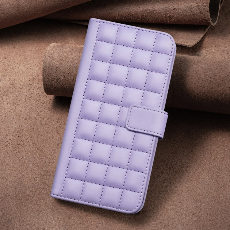 For Redmi K70 / K70 Pro Square Texture Leather Phone Case(Purple) - Xiaomi Cases by PMC Jewellery | Online Shopping South Africa | PMC Jewellery | Buy Now Pay Later Mobicred