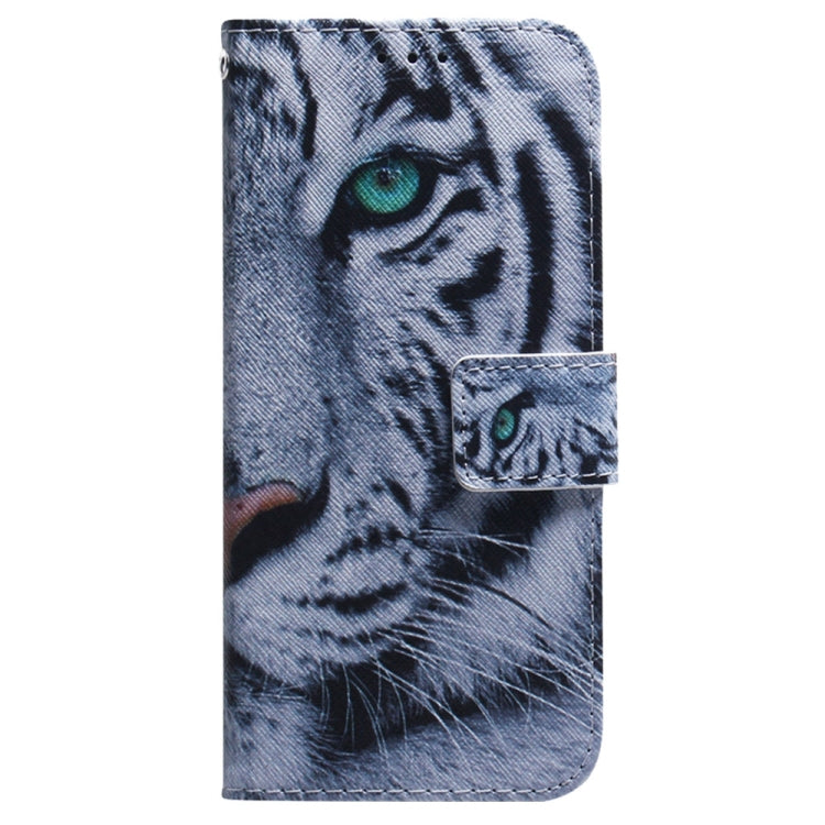 For Samsung Galaxy S25+ 5G Coloured Drawing Flip Leather Phone Case(Tiger) - Galaxy S25+ 5G Cases by PMC Jewellery | Online Shopping South Africa | PMC Jewellery | Buy Now Pay Later Mobicred