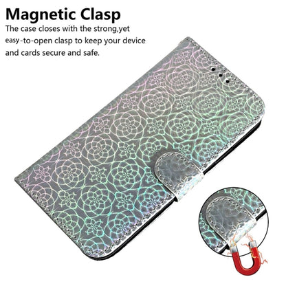 For Samsung Galaxy S25 Ultra 5G Colorful Magnetic Buckle Leather Phone Case(Silver) - Galaxy S25 Ultra 5G Cases by PMC Jewellery | Online Shopping South Africa | PMC Jewellery | Buy Now Pay Later Mobicred