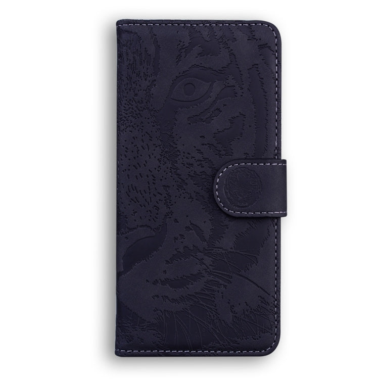 For Samsung Galaxy S25+ 5G Tiger Embossing Pattern Flip Leather Phone Case(Black) - Galaxy S25+ 5G Cases by PMC Jewellery | Online Shopping South Africa | PMC Jewellery | Buy Now Pay Later Mobicred