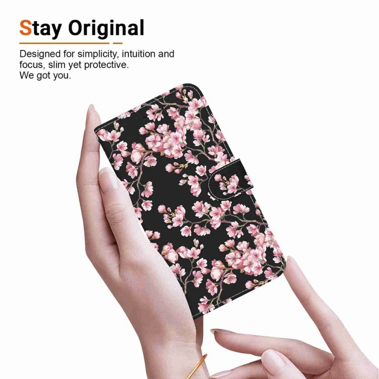 For Samsung Galaxy S25+ 5G Crystal Texture Colored Drawing Leather Phone Case(Plum Bossom) - Galaxy S25+ 5G Cases by PMC Jewellery | Online Shopping South Africa | PMC Jewellery | Buy Now Pay Later Mobicred