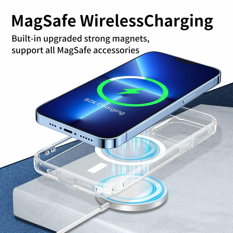 For iPhone 16 ViLi MAG-C Series MagSafe Magnetic PC + TPU Phone Case(Transparent) - iPhone 16 Cases by ViLi | Online Shopping South Africa | PMC Jewellery | Buy Now Pay Later Mobicred