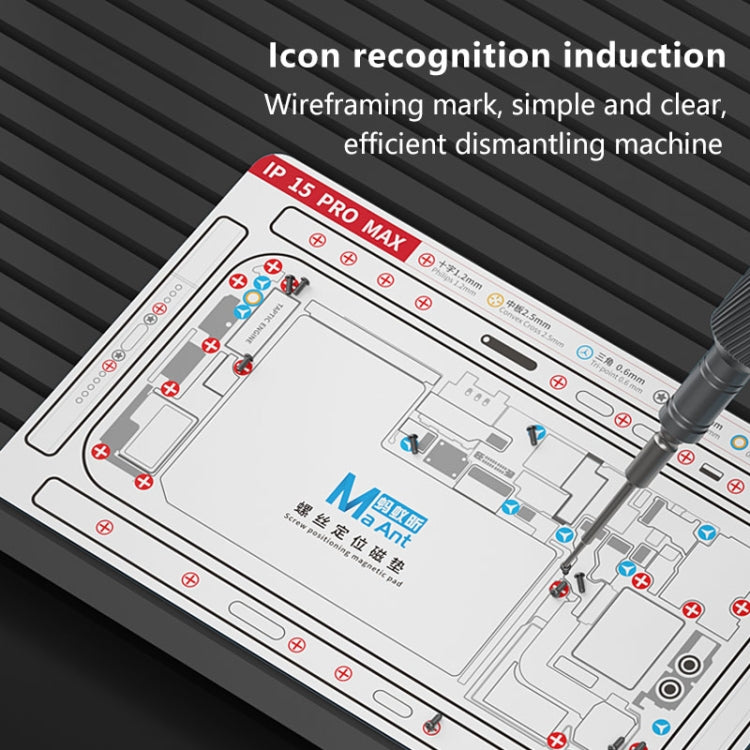 For iPhone 13 MaAnt Double-sided Screw Positioning Flexible Soft Magnetic Pad - free shipping - PMC TechLife - Order now!