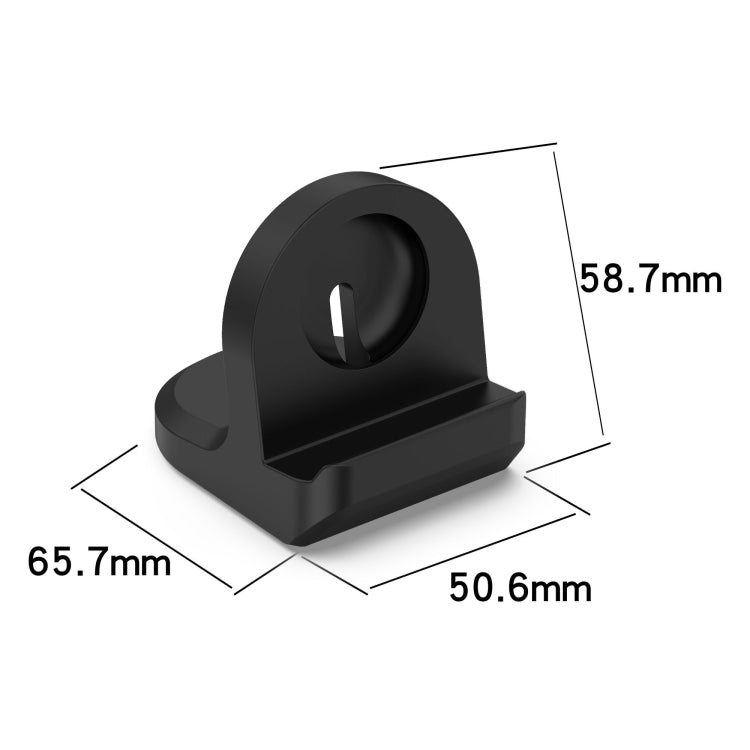 For Fitbit Ace LTE Smart Watch Silicone Charging Bracket(Black) - Charger by PMC TechLife | Online Shopping South Africa | PMC TechLife | Buy Now Pay Later Mobicred