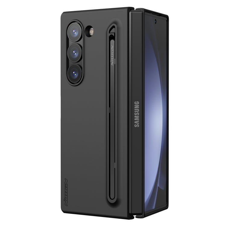 For Samsung Galaxy Z Fold6 5G NILLKIN Flex Pure PC + Liquid Silicone Phone Case with S Pen(Black) - Galaxy Z Fold6 5G Cases by NILLKIN | Online Shopping South Africa | PMC Jewellery | Buy Now Pay Later Mobicred