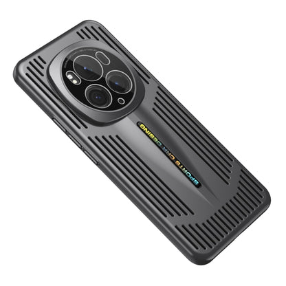 For Honor Magic6 Pro Blade Cooling PC Full Coverage Phone Case(Graphite Black) - Honor Cases by PMC Jewellery | Online Shopping South Africa | PMC Jewellery | Buy Now Pay Later Mobicred