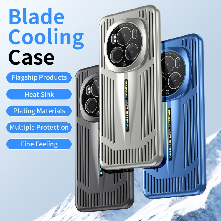 For Honor Magic6 Pro Blade Cooling PC Full Coverage Phone Case(Cyan) - Honor Cases by PMC Jewellery | Online Shopping South Africa | PMC Jewellery | Buy Now Pay Later Mobicred