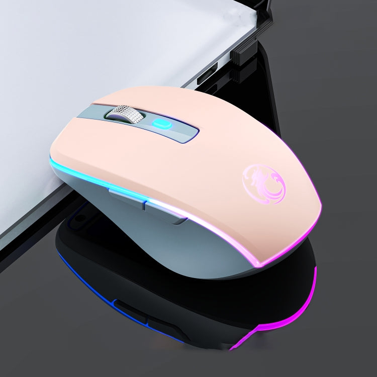 iMICE G903 Bluetooth Dual Mode 6-key Silent Wireless Gaming Mouse(Pink) - Wireless Mice by iMICE | Online Shopping South Africa | PMC Jewellery | Buy Now Pay Later Mobicred