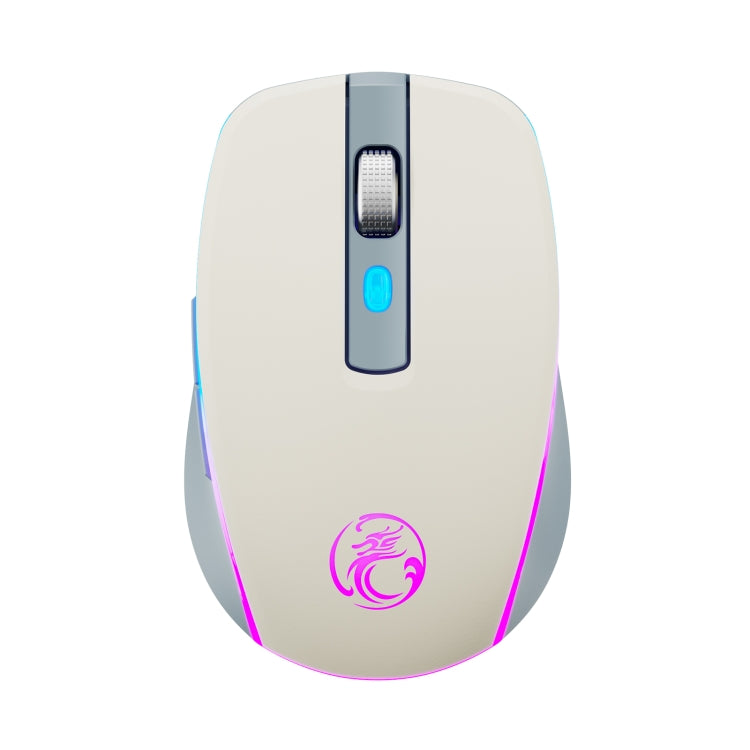 iMICE G903 Bluetooth Dual Mode 6-key Silent Wireless Gaming Mouse(Beige) - Wireless Mice by iMICE | Online Shopping South Africa | PMC Jewellery | Buy Now Pay Later Mobicred