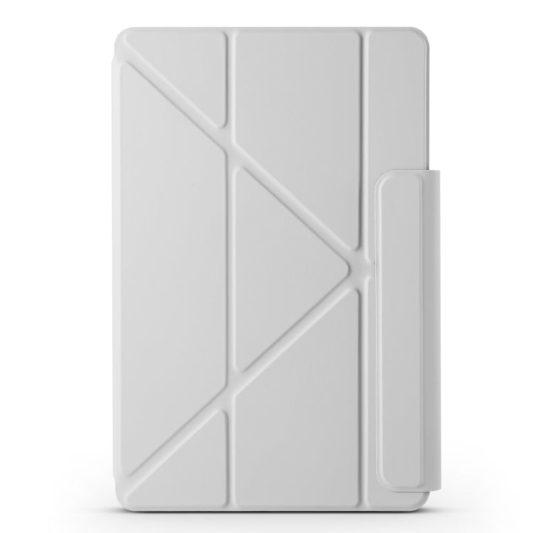 For Huawei MatePad 11 2021 Fixed Buckle Magnetic Deformation Leather Tablet Case(Grey) - free shipping - PMC TechLife - Order now!