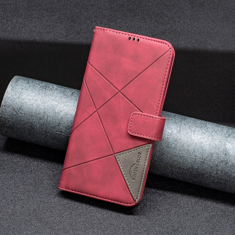 For Redmi K70 Ultra Magnetic Buckle Rhombus Texture Leather Phone Case(Red) - Xiaomi Cases by PMC Jewellery | Online Shopping South Africa | PMC Jewellery | Buy Now Pay Later Mobicred