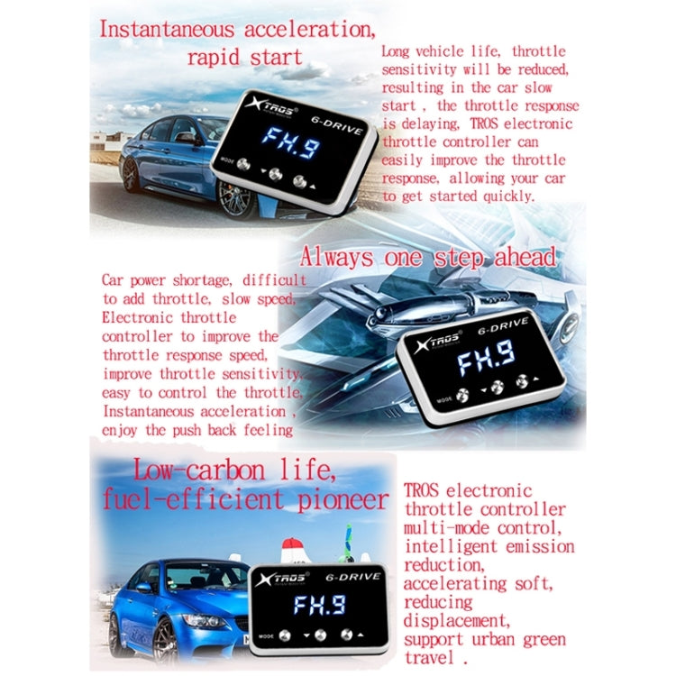 For Hyundai Veloster 2012-2018 TROS TS-6Drive Potent Booster Electronic Throttle Controller - Car Modification by TROS | Online Shopping South Africa | PMC Jewellery | Buy Now Pay Later Mobicred