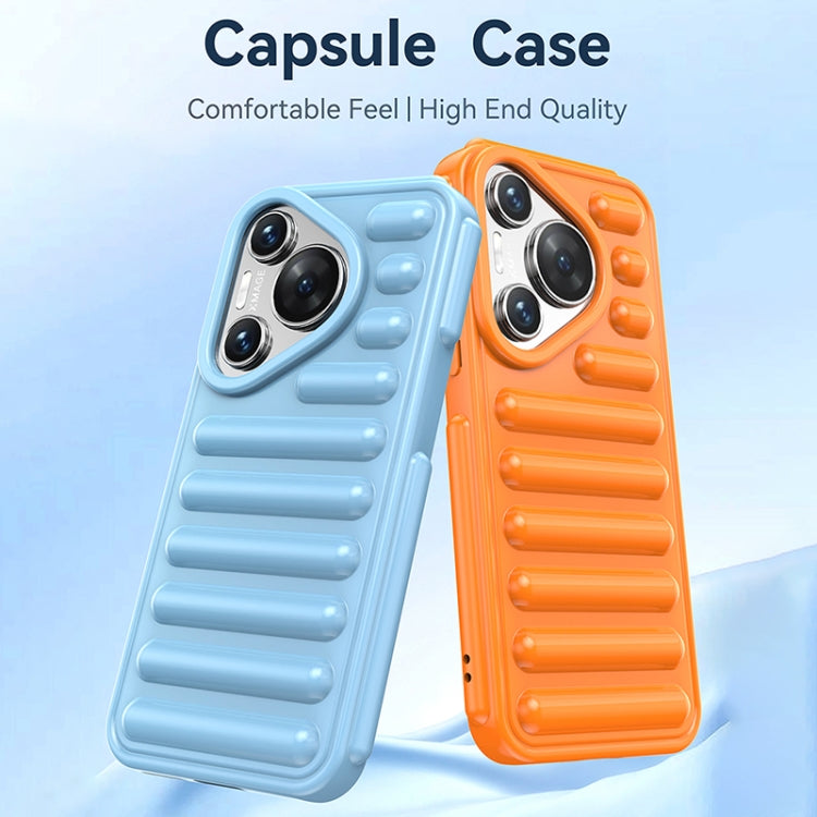 For Huawei Pura 70 Pro+ Capsule Series Candy Color TPU Phone Case(Orange) - Huawei Cases by PMC Jewellery | Online Shopping South Africa | PMC Jewellery | Buy Now Pay Later Mobicred