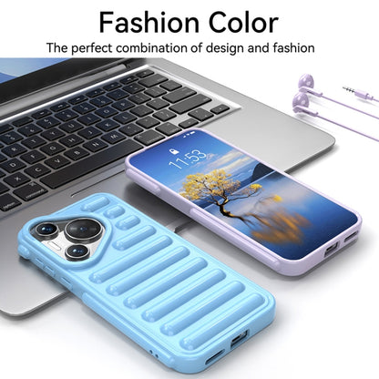 For Huawei Pura 70 Ultra Capsule Series Candy Color TPU Phone Case(Transparent Grey) - Huawei Cases by PMC Jewellery | Online Shopping South Africa | PMC Jewellery | Buy Now Pay Later Mobicred