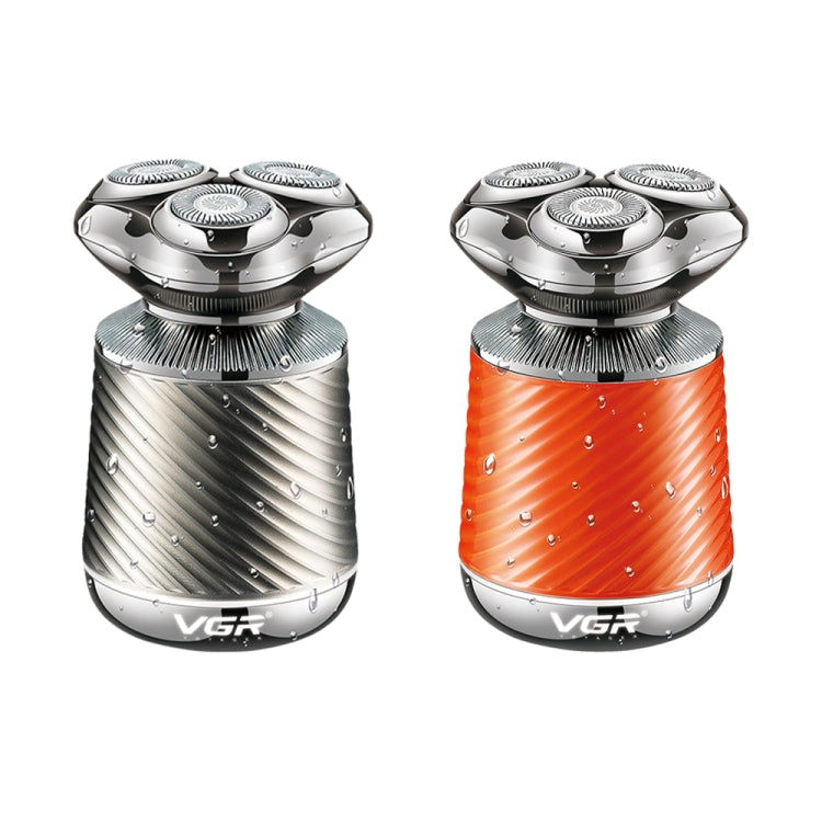 VGR V-391 5W USB 3 in 1 Smart Floating Three-Head Shaver(Orange) - free shipping - PMC TechLife - Order now!