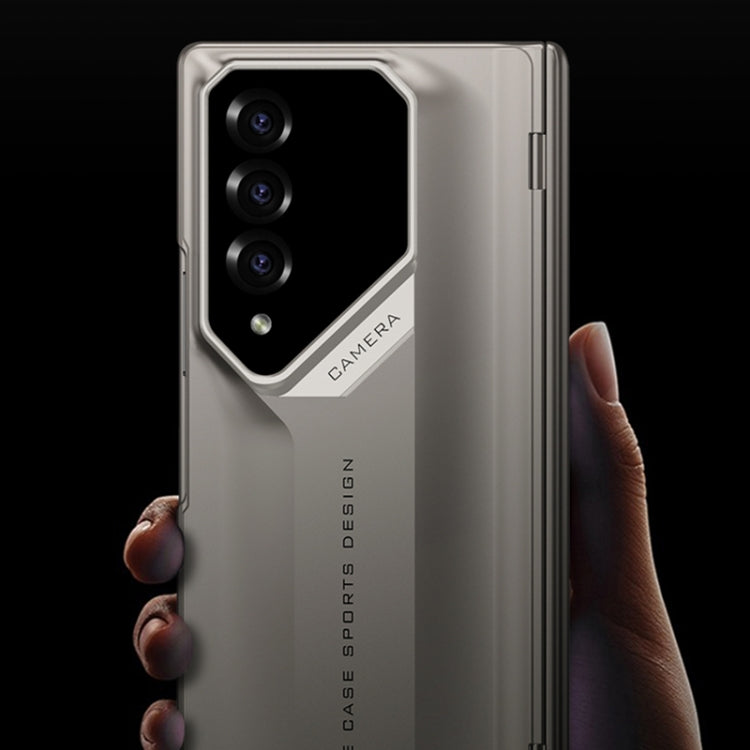 For Samsung Galaxy Z Fold4 GKK Integrated Folding Supercar Phone Case(Grey) - Galaxy Z Fold4 5G Cases by GKK | Online Shopping South Africa | PMC Jewellery | Buy Now Pay Later Mobicred