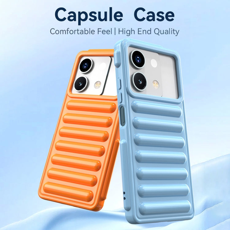 For Redmi K70 Capsule Series Candy Color TPU Phone Case(Transparent) - K70 Cases by PMC Jewellery | Online Shopping South Africa | PMC Jewellery | Buy Now Pay Later Mobicred