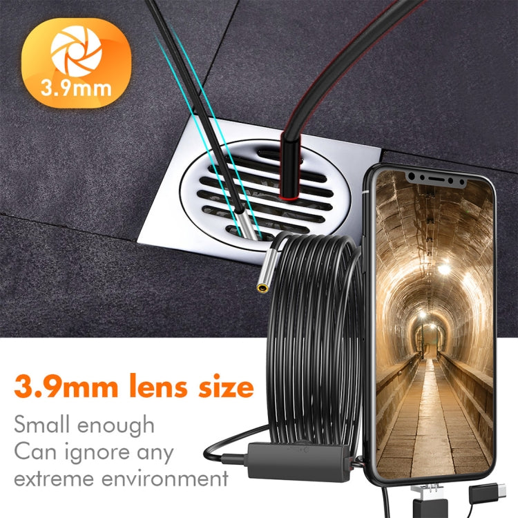 inskam107 3.9mm 3 In 1 HD Waterproof Industry Digital Endoscope Inspection Camera, Length:3.5m Hard Cable -  by PMC Jewellery | Online Shopping South Africa | PMC Jewellery | Buy Now Pay Later Mobicred