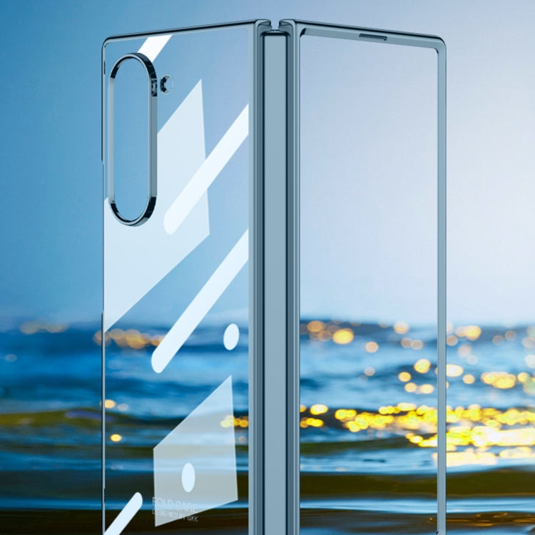 For Samsung Galaxy Z Fold6 GKK Big Hole Electroplating Phantom Full Coverage Phone Case(Transparent) - Galaxy Z Fold6 5G Cases by GKK | Online Shopping South Africa | PMC Jewellery | Buy Now Pay Later Mobicred