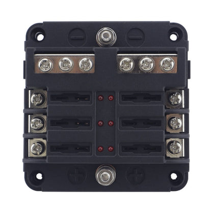 6 Way Fuse Block with 24pcs Fuses and 12pcs Terminals - Fuse by PMC Jewellery | Online Shopping South Africa | PMC Jewellery | Buy Now Pay Later Mobicred