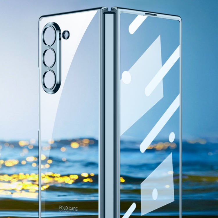 For Samsung Galaxy Z Fold6 GKK Integrated Electroplating Phantom Full Coverage Phone Case(Transparent) - Galaxy Z Fold6 5G Cases by GKK | Online Shopping South Africa | PMC Jewellery | Buy Now Pay Later Mobicred