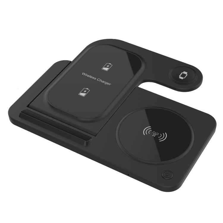 Onten CW11 3 in 1 Folding Wireless Charging(Black) - Wireless Charger by Onten | Online Shopping South Africa | PMC Jewellery | Buy Now Pay Later Mobicred