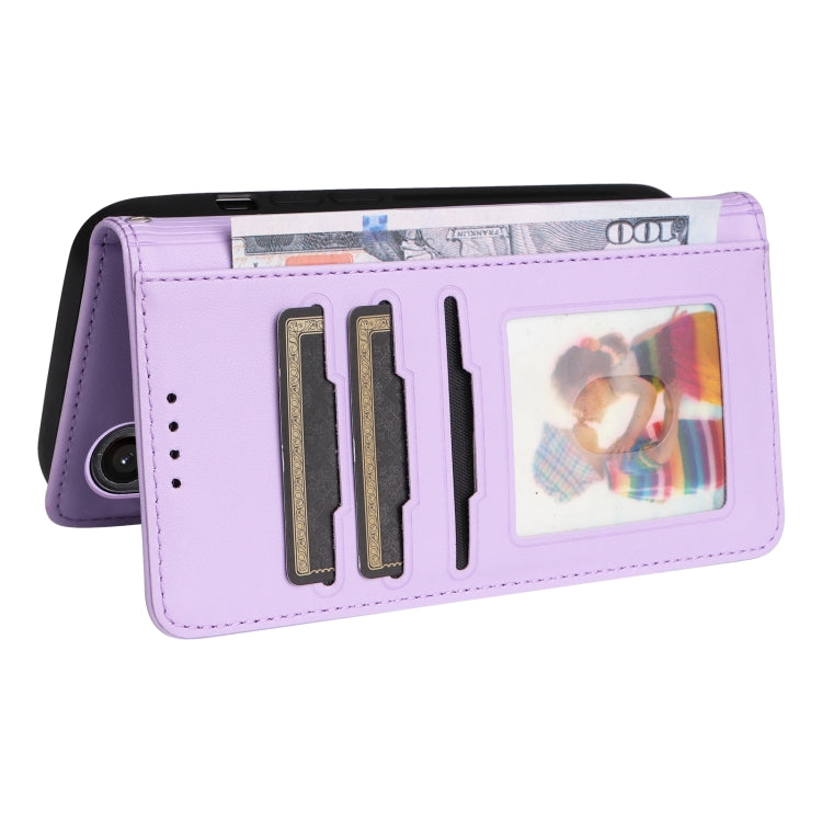 For Samsung Galaxy S24 FE 5G BETOPNICE BN-005 2 in 1 Detachable Imitate Genuine Leather Phone Case(Light Purple) - Galaxy S24 FE 5G Cases by BETOPNICE | Online Shopping South Africa | PMC Jewellery | Buy Now Pay Later Mobicred