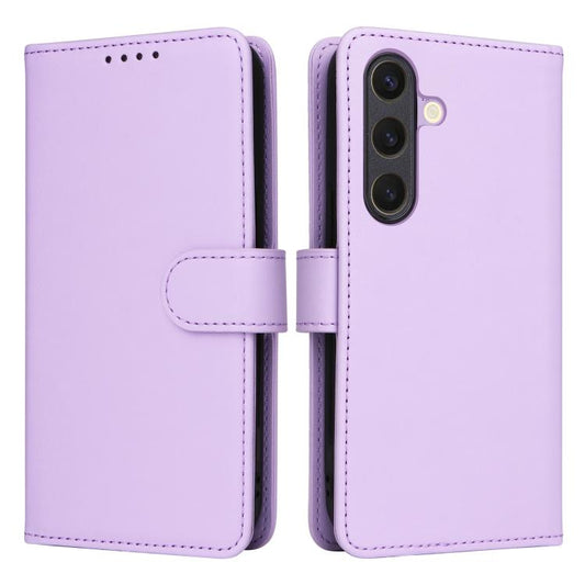 For Samsung Galaxy S25 5G BETOPNICE BN-005 2 in 1 Detachable Imitate Genuine Leather Phone Case(Light Purple) - Galaxy S25 5G Cases by BETOPNICE | Online Shopping South Africa | PMC Jewellery | Buy Now Pay Later Mobicred