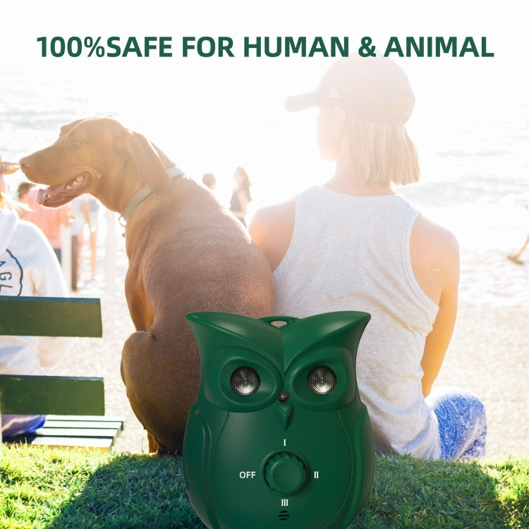 K16 Dual Ultrasonic Bark Stopper Dog Training Device(Green) - Training Aids by PMC TechLife | Online Shopping South Africa | PMC TechLife | Buy Now Pay Later Mobicred