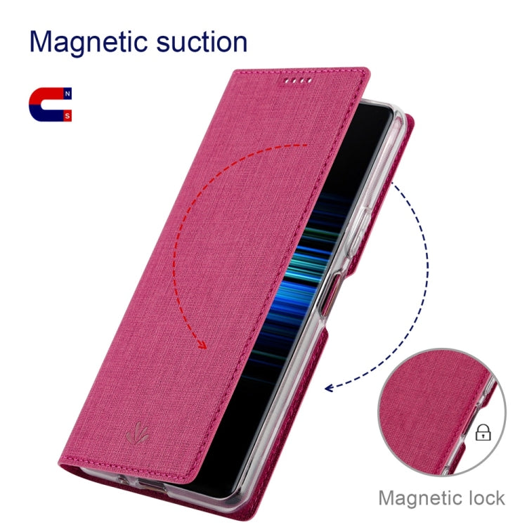 For Sharp Aquos Wish4 ViLi DMX Series TPU + PU Leather Magnetic Phone Case(Rose Red) - More Brand by ViLi | Online Shopping South Africa | PMC Jewellery | Buy Now Pay Later Mobicred