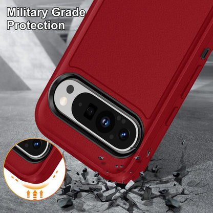 For Google Pixel 9 Pro Life Waterproof Rugged PC + Silicone Phone Case(Red + Black) - Google Cases by PMC Jewellery | Online Shopping South Africa | PMC Jewellery | Buy Now Pay Later Mobicred