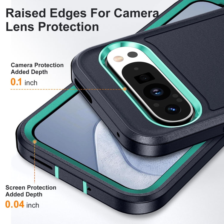 For Google Pixel 9 Pro Life Waterproof Rugged PC + Silicone Phone Case(Dark Blue + Light Blue) - Google Cases by PMC Jewellery | Online Shopping South Africa | PMC Jewellery | Buy Now Pay Later Mobicred