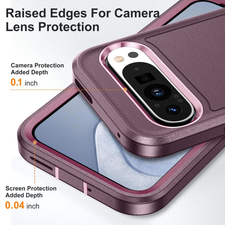 For Google Pixel 9 Pro Life Waterproof Rugged PC + Silicone Phone Case(Purple + Pink) - Google Cases by PMC Jewellery | Online Shopping South Africa | PMC Jewellery | Buy Now Pay Later Mobicred