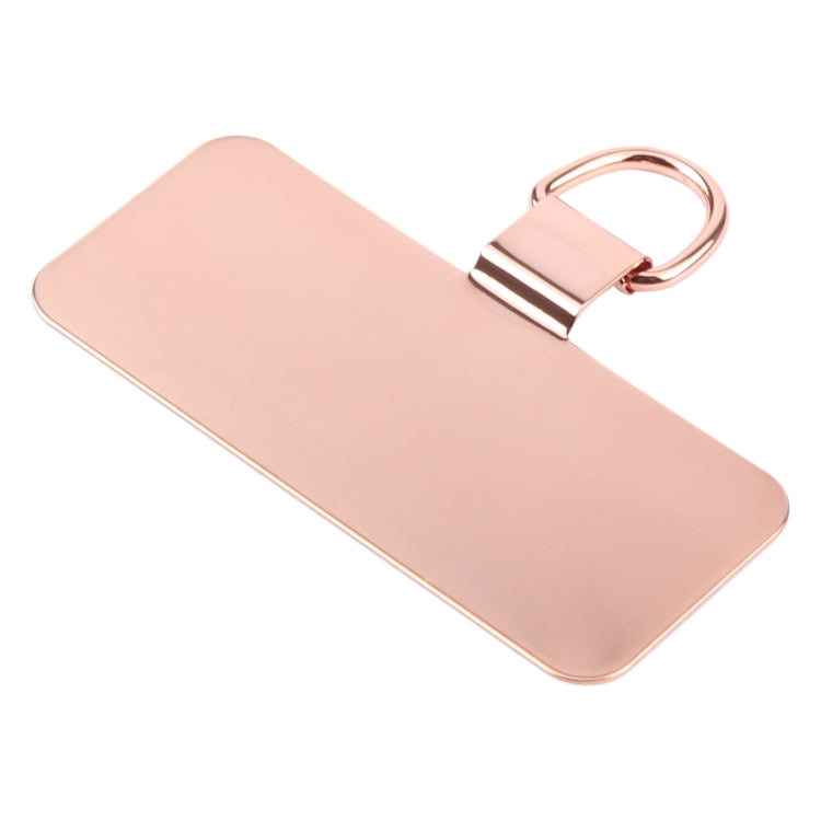 Rectangle Metal Mobile Phone Lanyard Fixing Gasket(Rose Gold) - free shipping - PMc TechLife - Order now!
