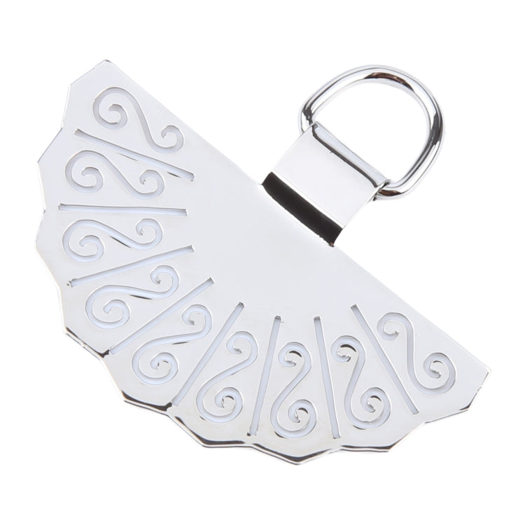 Fan-shaped Metal Mobile Phone Lanyard Fixing Gasket(Silver) - free shipping - PMc TechLife - Order now!